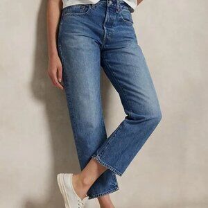 Lauren Jeans Co Ralph Lauren Petite Relaxed Straight Crop